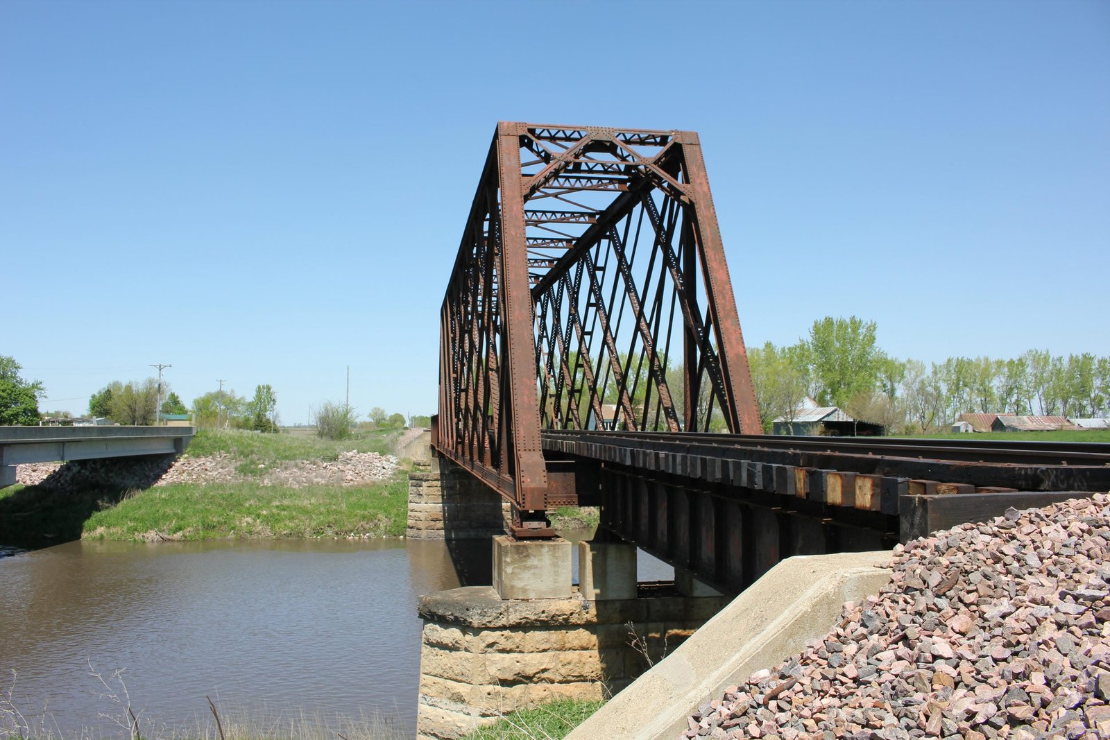 Looking north